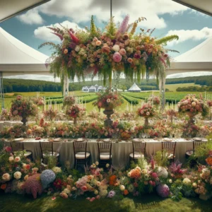 Dalle Rendering of a Connecticut o Outdoor Wedding