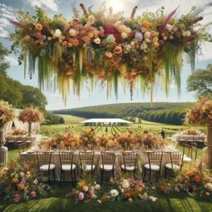Dalle Rendering of a Connecticut o Outdoor Wedding