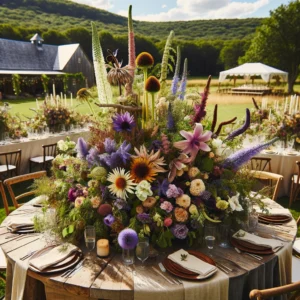 Dalle Rendering of a New York Outdoor Wedding